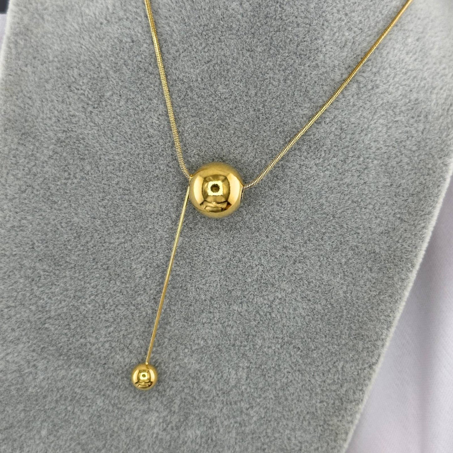 18K gold plated Stainless steel necklace, Intensity 87837-0