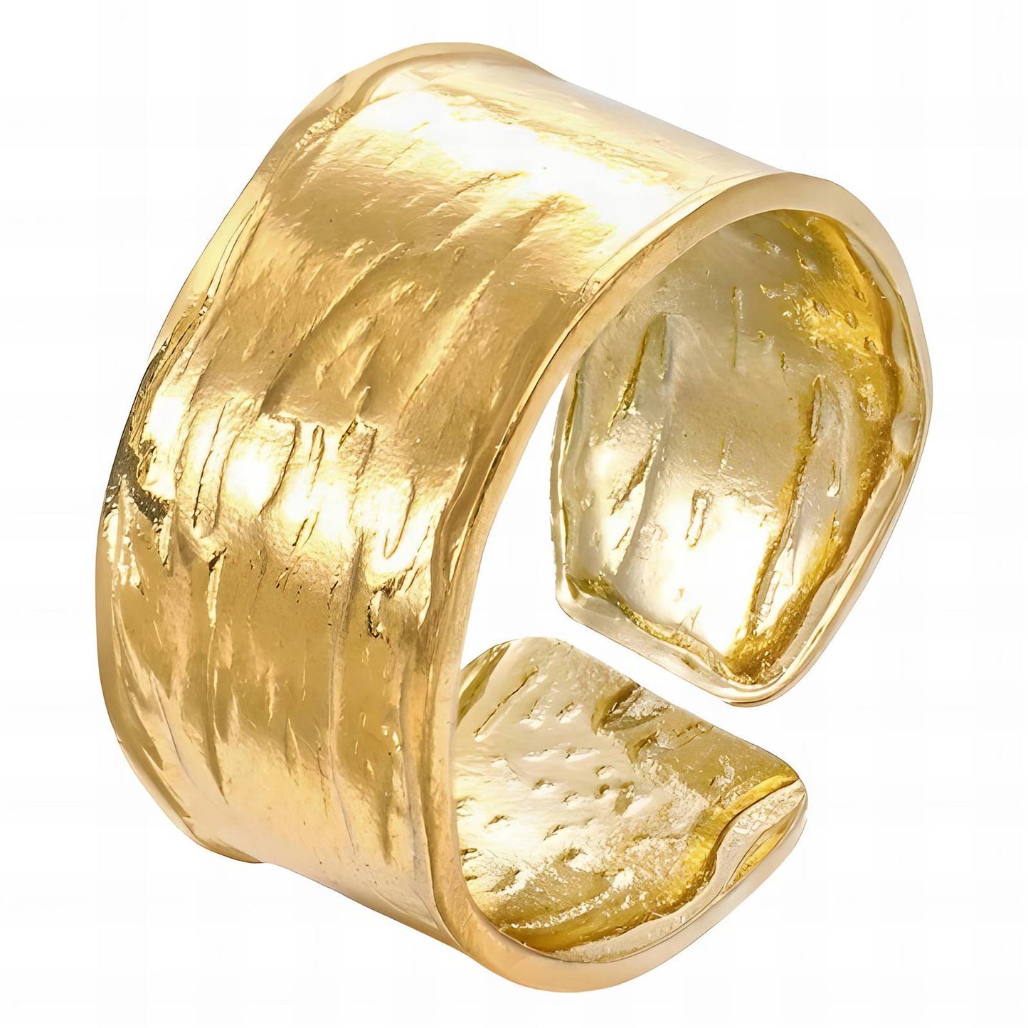 18K gold plated Stainless steel finger ring, Intensity 87086-0