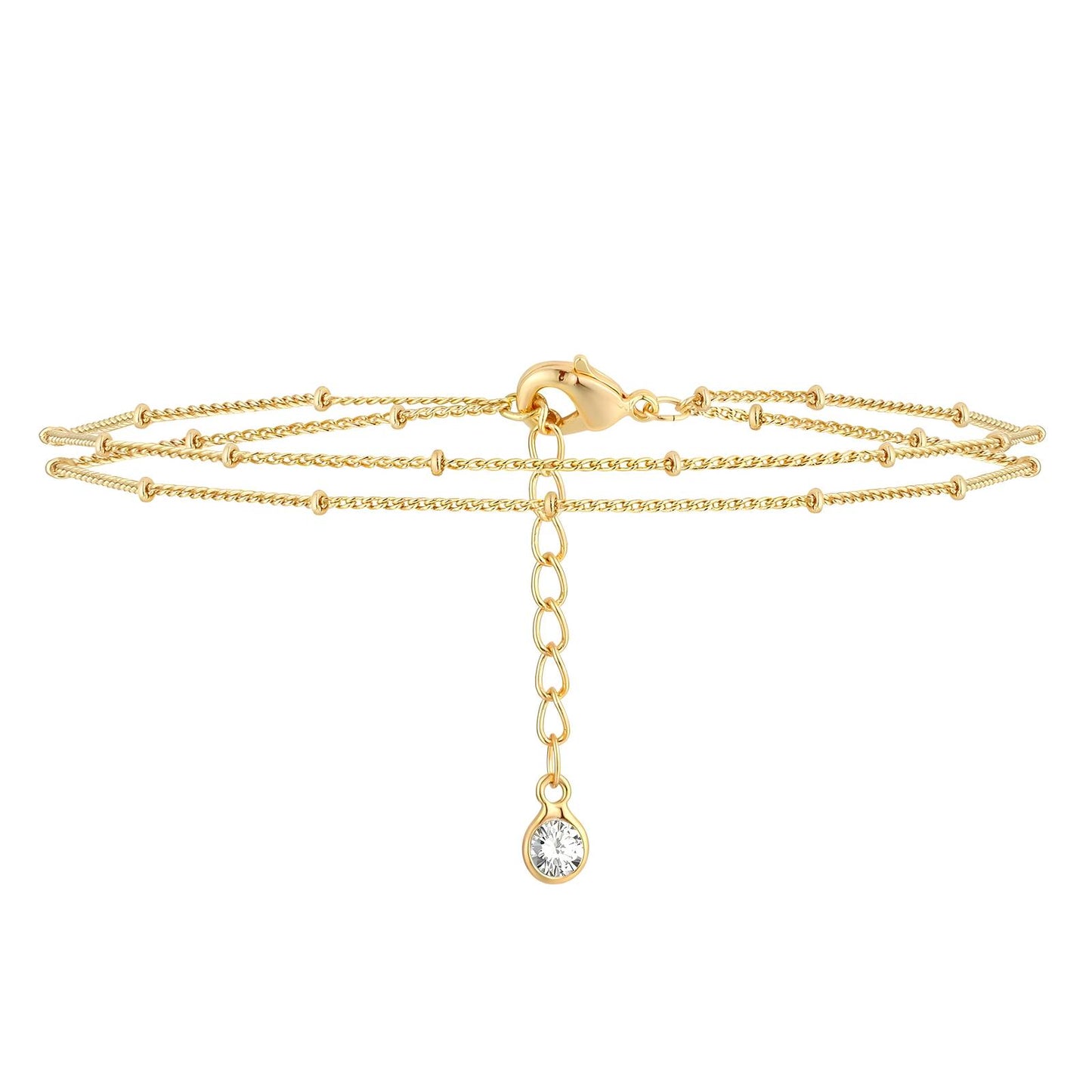18K gold plated Stainless steel bracelet, Intensity 87139-0