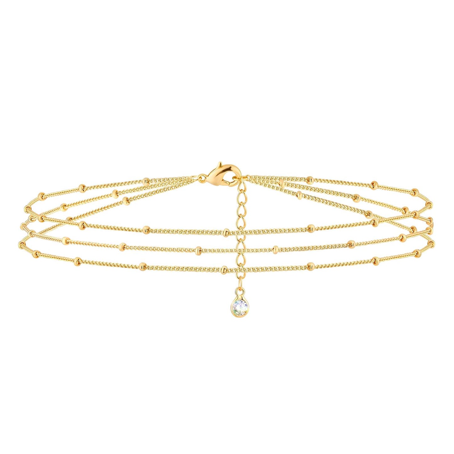 18K gold plated Stainless steel bracelet, Intensity 87140-0