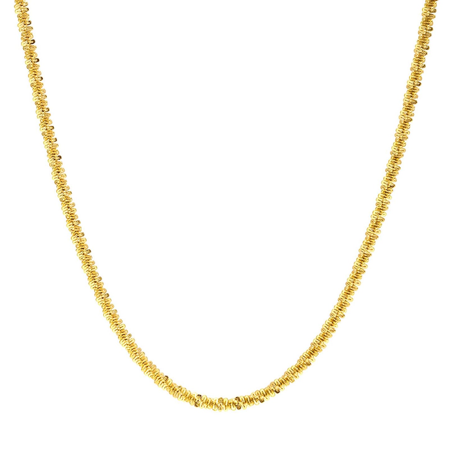 18K gold plated Stainless steel necklace, Intensity 87341-0