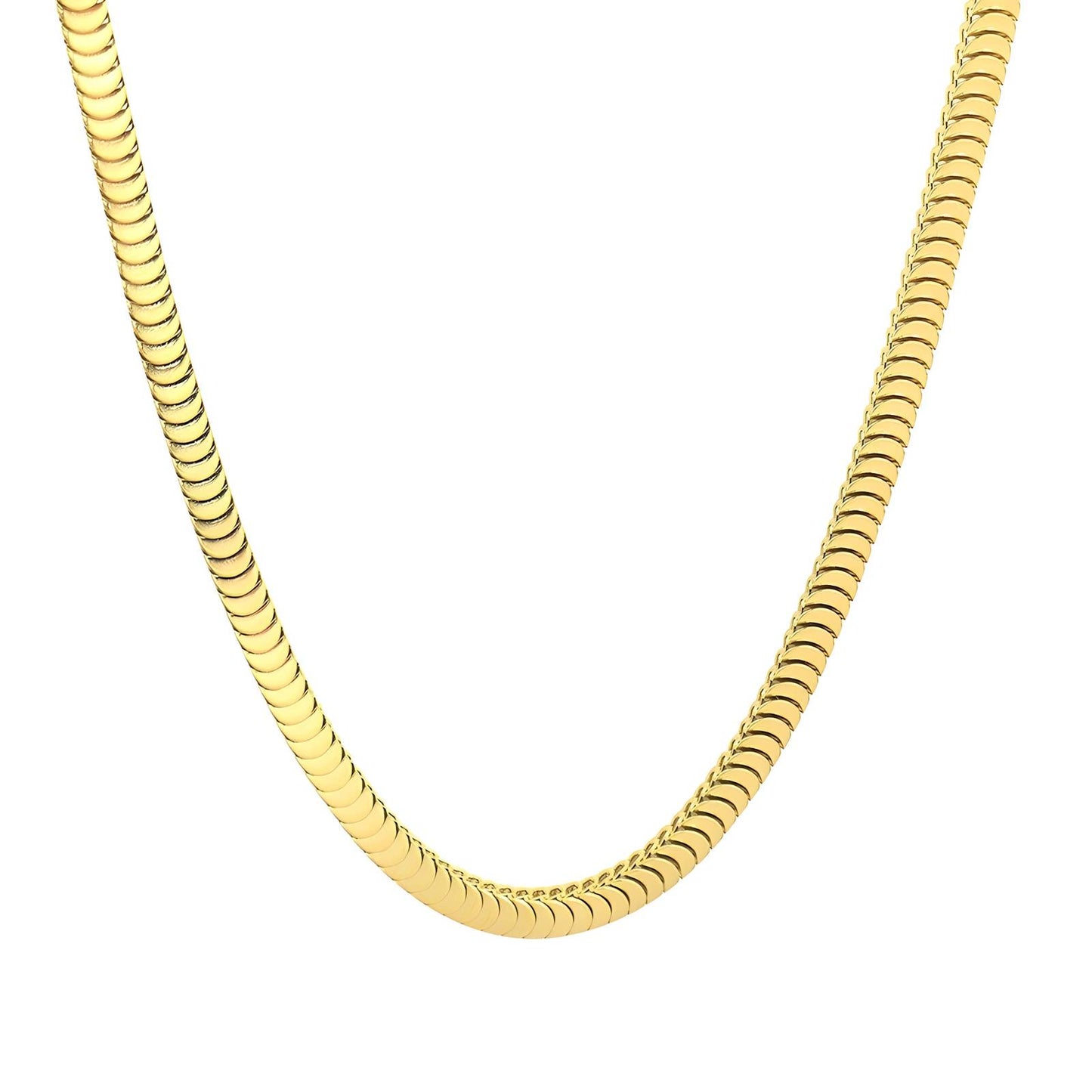 18K gold plated Stainless steel necklace, Intensity 87344-0