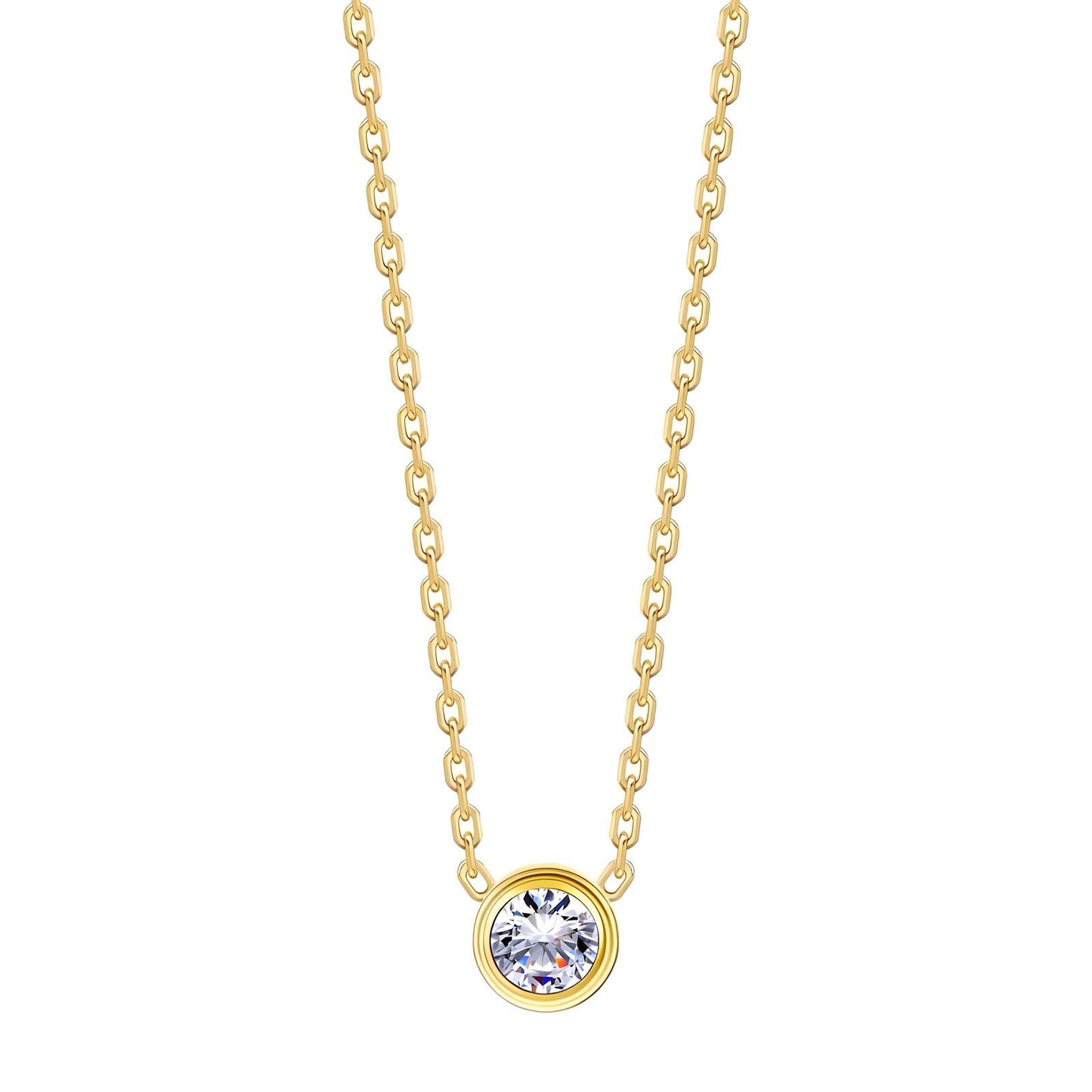 18K gold plated Stainless steel necklace, Intensity 87348-0