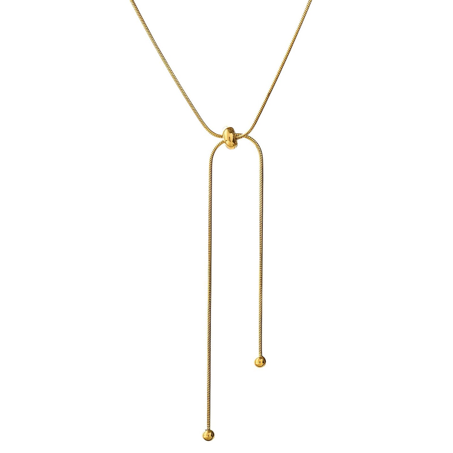 18K gold plated Stainless steel necklace, Intensity 87378-0