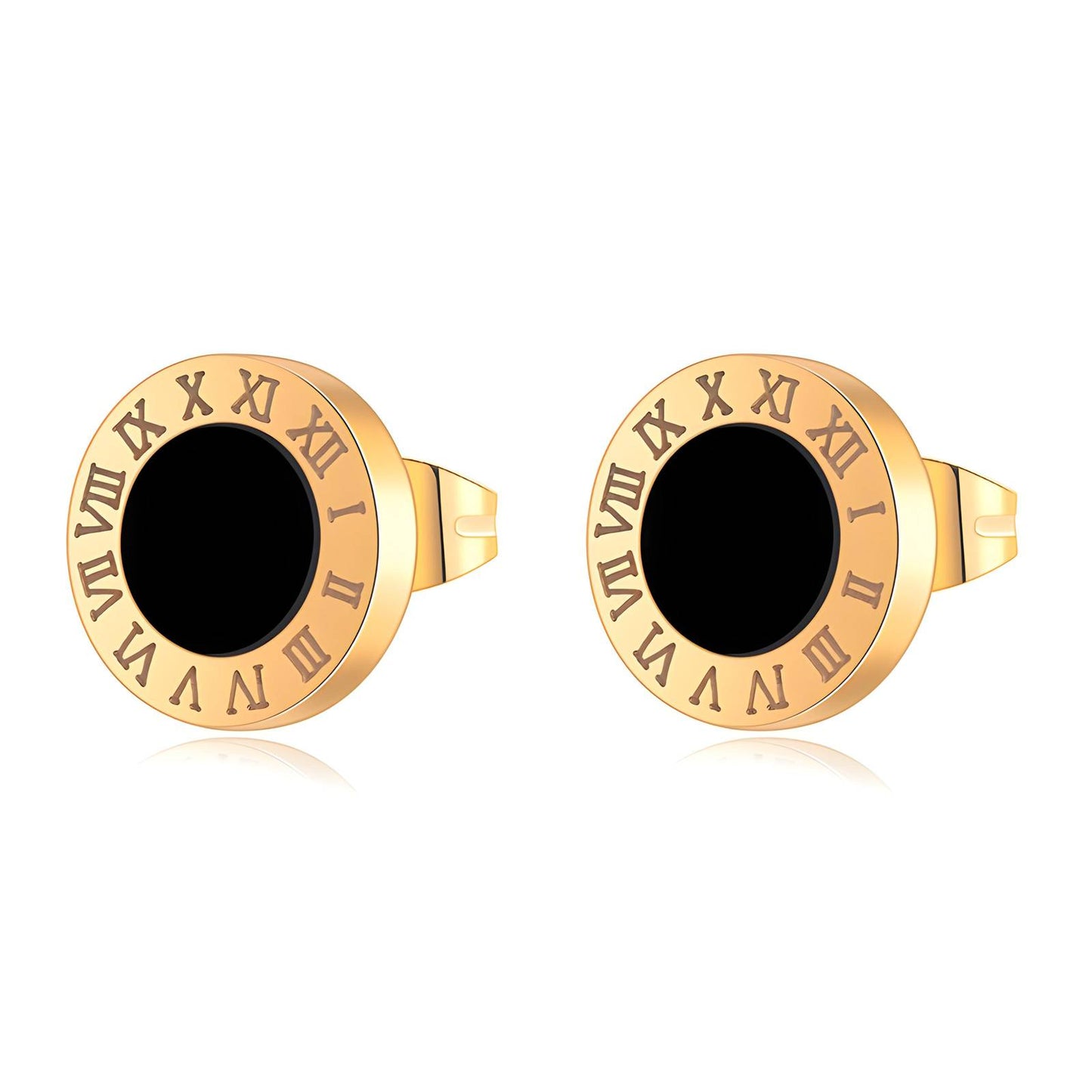 18K gold plated Stainless steel earrings, Intensity 87721-0