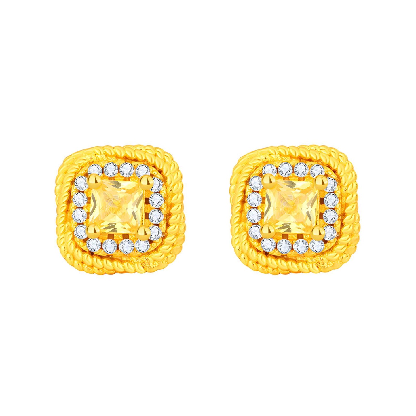 18K gold plated Stainless steel earrings, Intensity 87739-0
