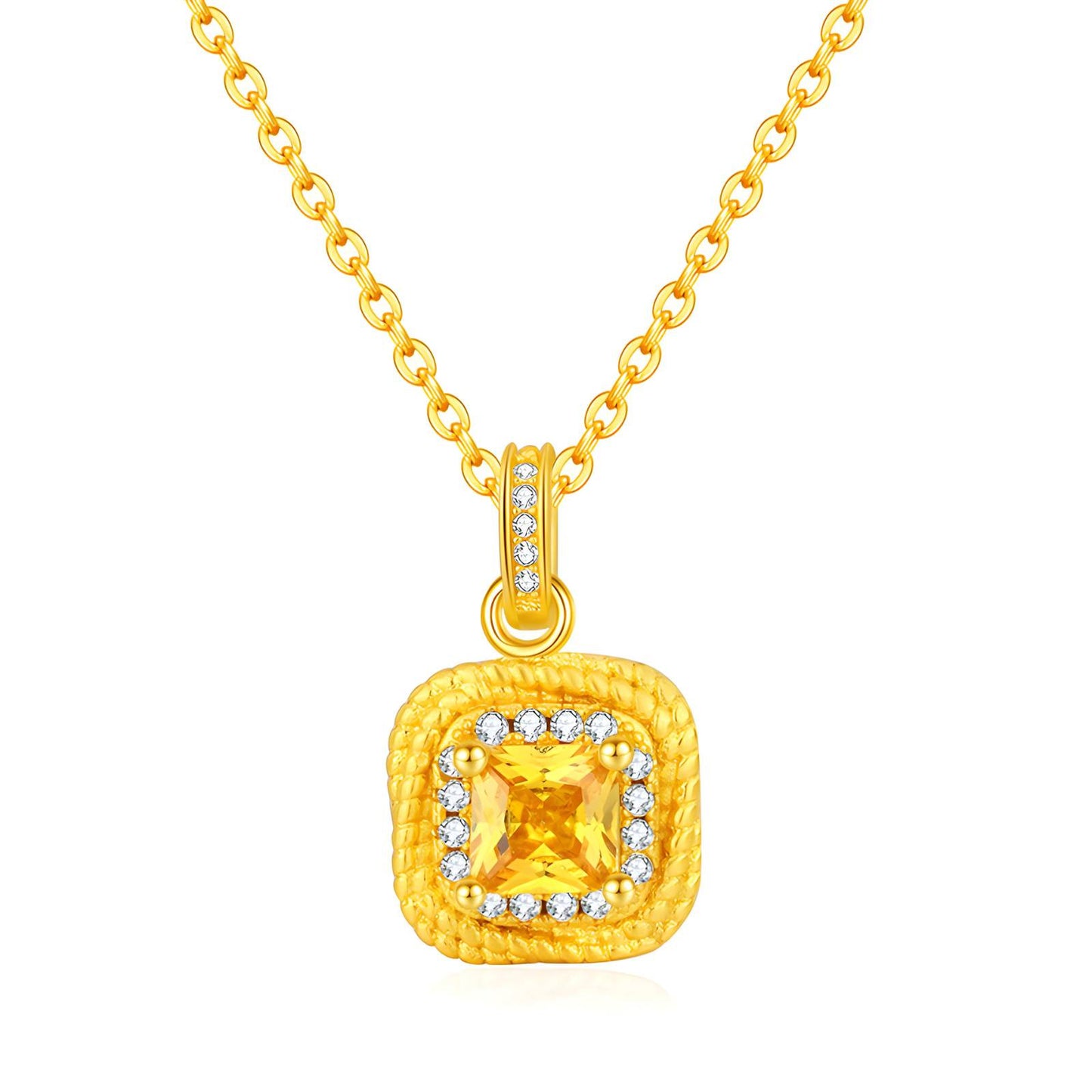 18K gold plated Stainless steel necklace, Intensity 87741-0