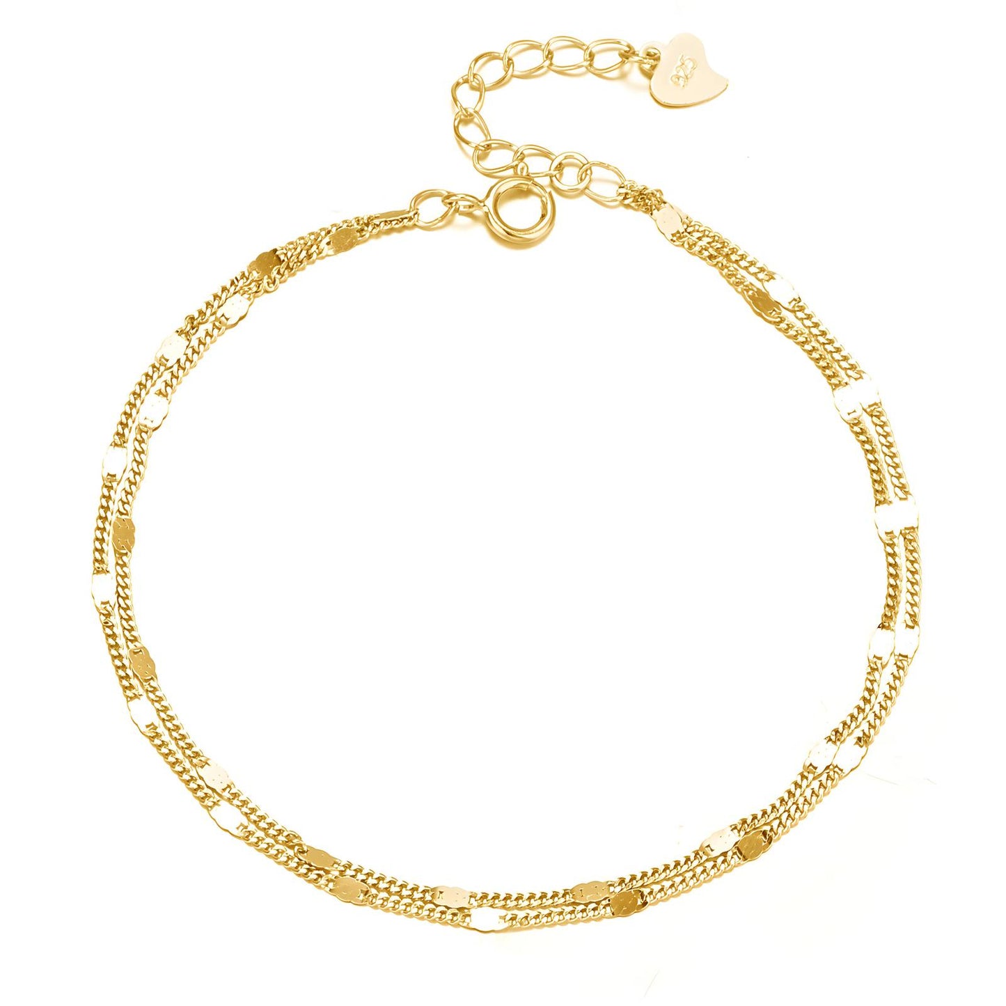 18K gold plated Stainless steel bracelet, Intensity 87788-0