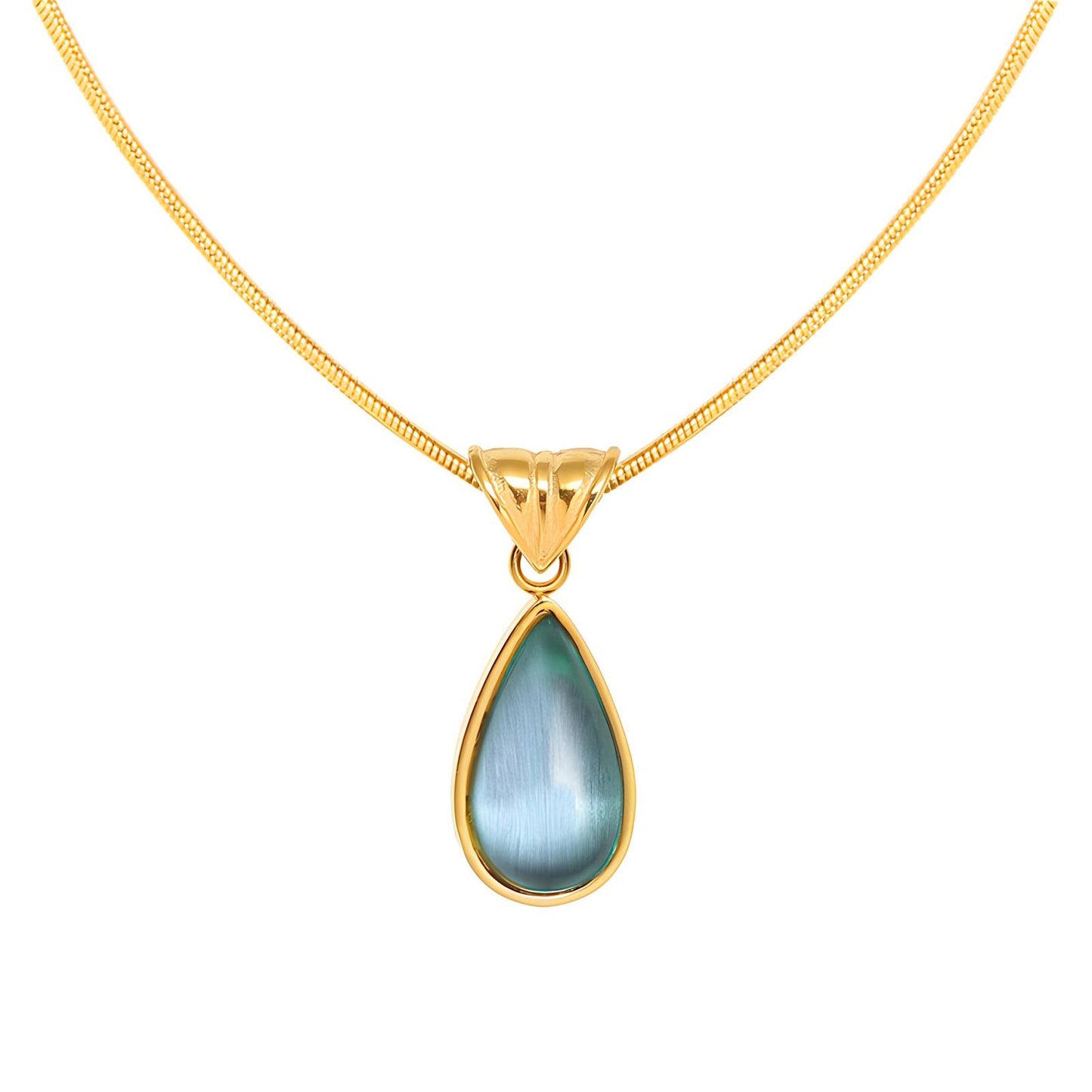 18K gold plated Stainless steel necklace, Intensity 87877-0