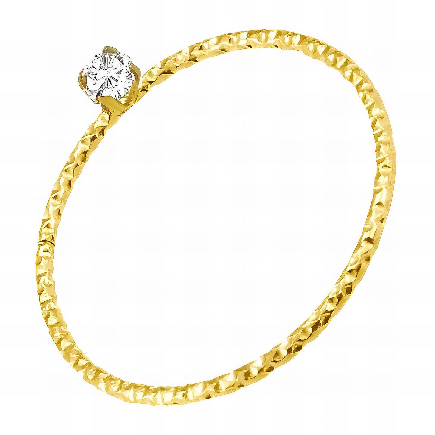 18K gold plated Stainless steel finger ring, Intensity 88117-0-9