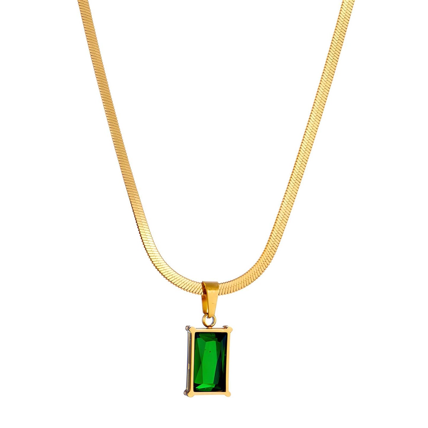 18K gold plated Stainless steel necklace, Intensity 88349-0