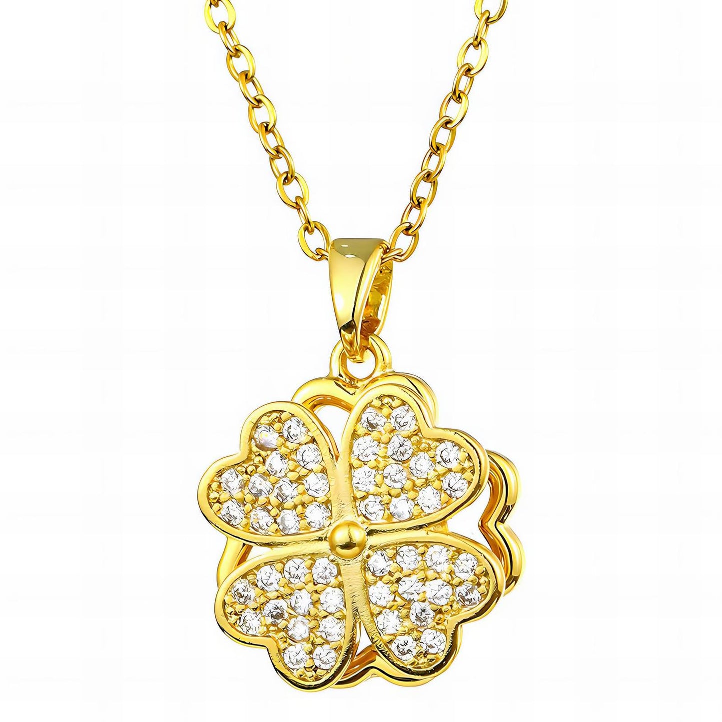 18K gold plated Stainless steel necklace, Intensity 88369-0