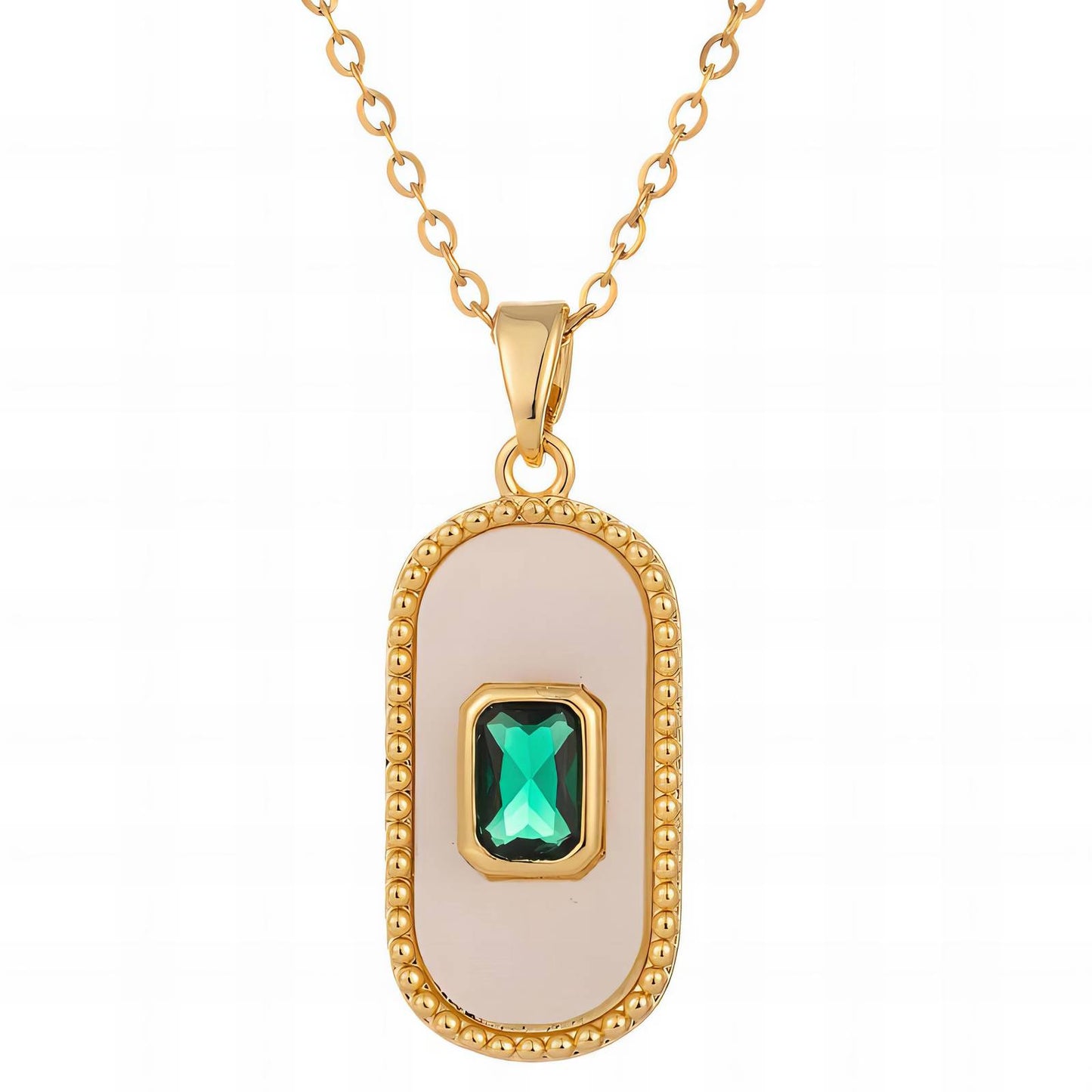 18K gold plated Stainless steel necklace, Intensity 88400-0