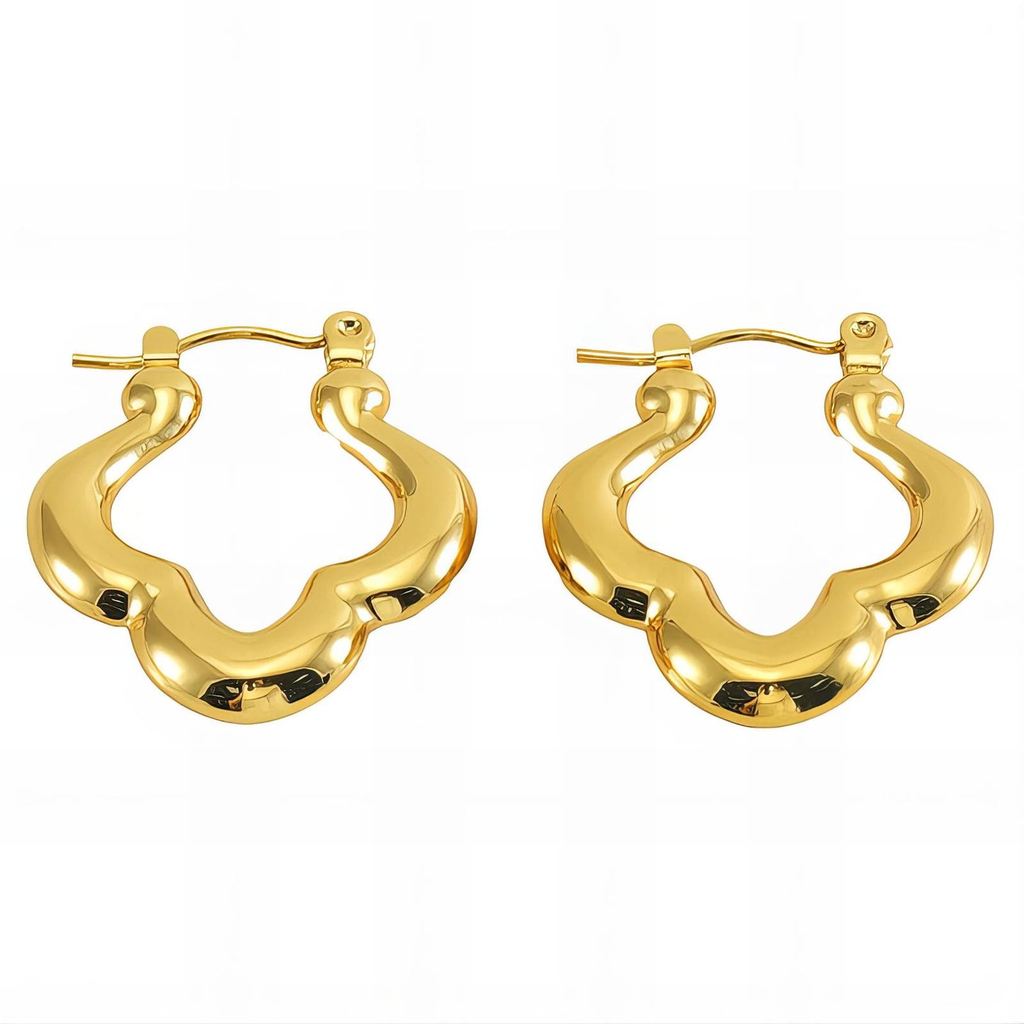 18K gold plated Stainless steel earrings, Intensity 89305-0