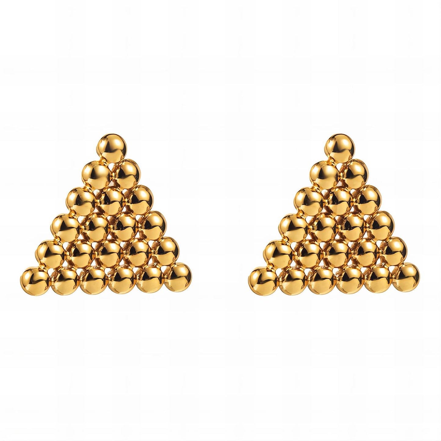 18K gold plated Stainless steel earrings, Intensity 89321-0