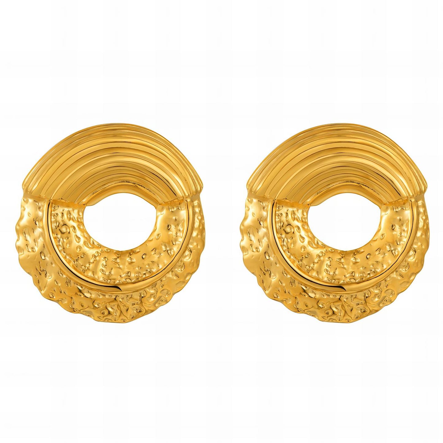 18K gold plated Stainless steel earrings, Intensity 89575-0