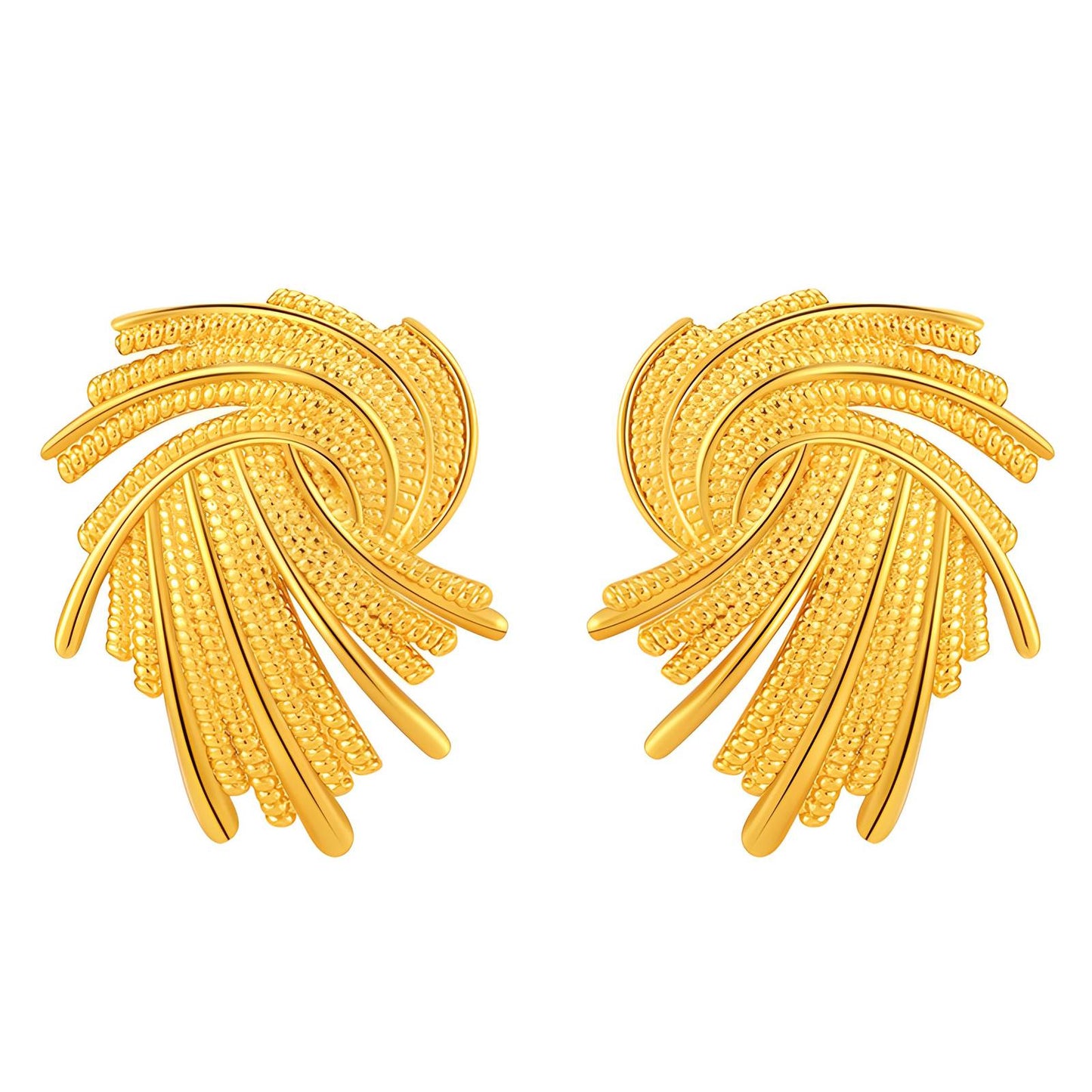 18K gold plated Stainless steel earrings, Intensity 89582-0