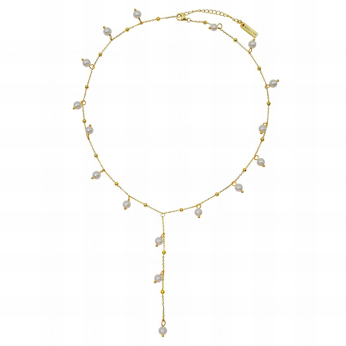 18K gold plated Stainless steel necklace, Ellis jewellery 89591-0