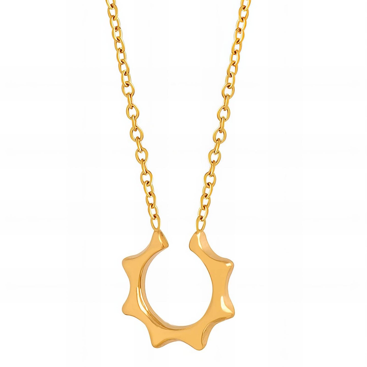 18K gold plated Stainless steel necklace, Intensity 89643-0