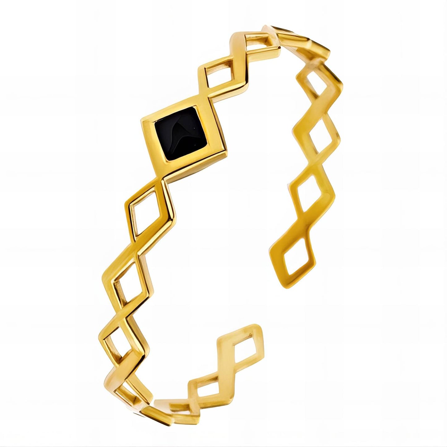 18K gold plated Stainless steel bracelet, Intensity 89749-0