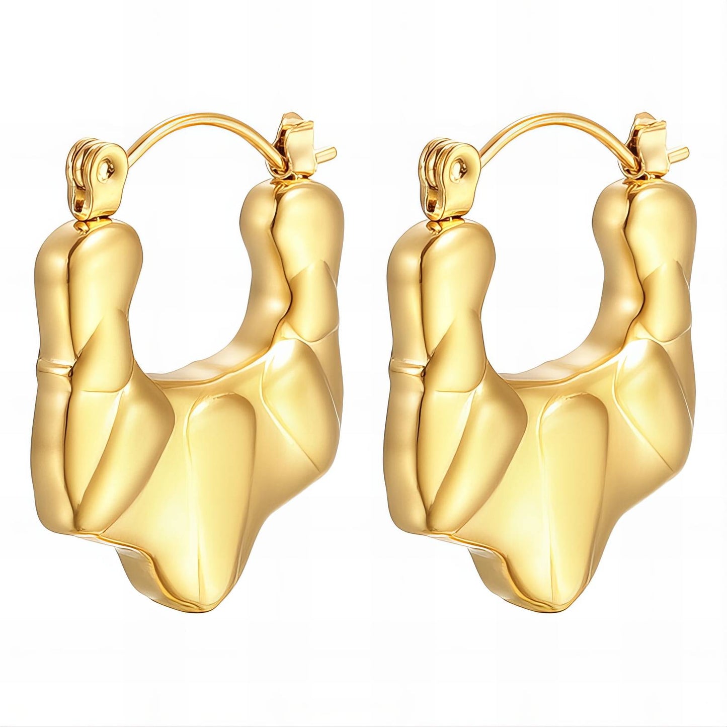 18K gold plated Stainless steel earrings, Intensity 89837-0