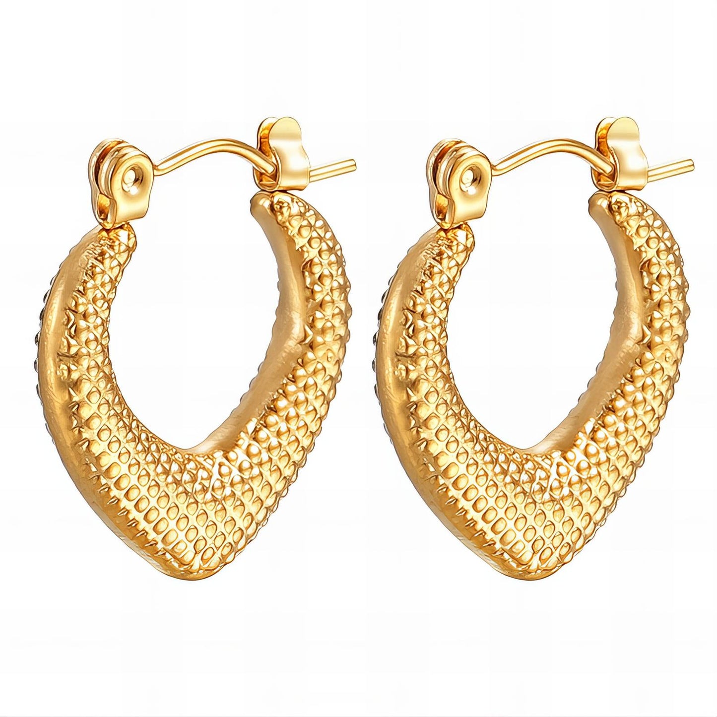 18K gold plated Stainless steel earrings, Intensity 89838-0
