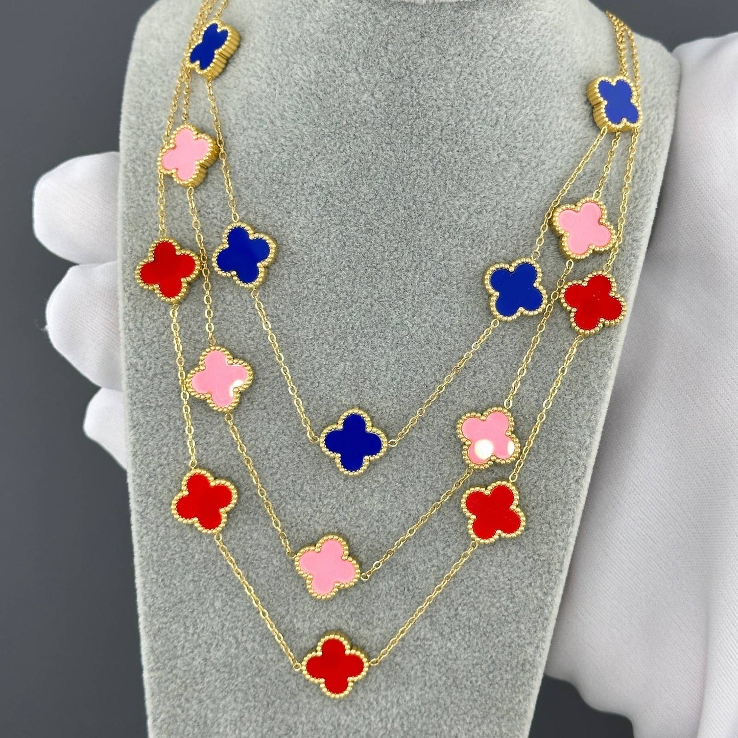 18K gold plated Stainless steel necklace, Intensity 87726-0