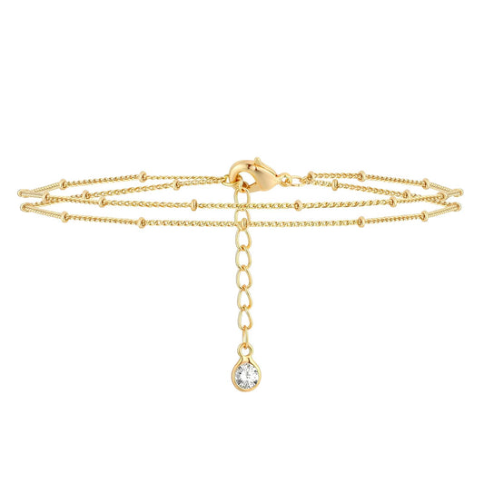 18K gold plated Stainless steel bracelet, Intensity 87139-0