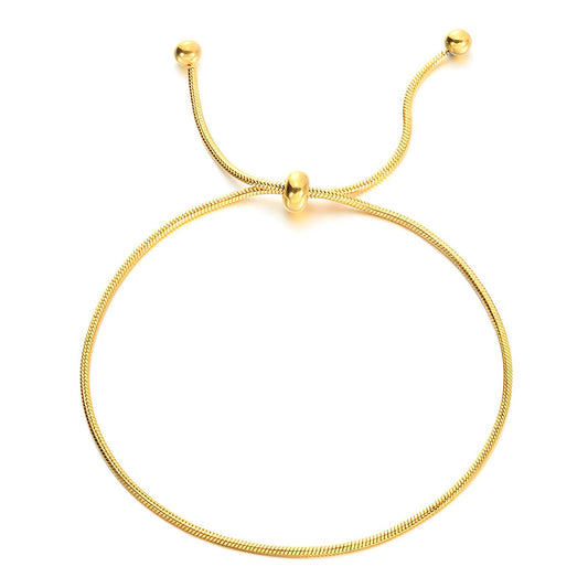 18K gold plated Stainless steel bracelet, Intensity 87291-0