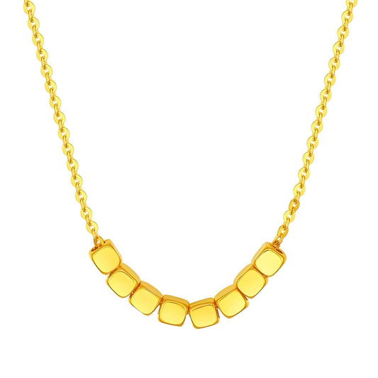 18K gold plated Stainless steel necklace, Intensity 87334-0