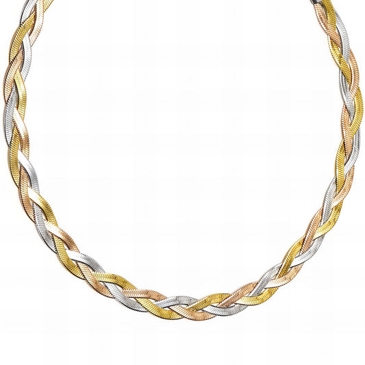 18K gold plated Stainless steel necklace, Intensity 87336-0