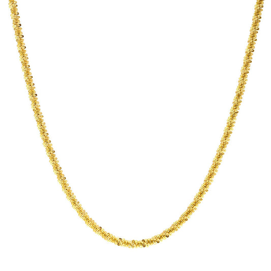 18K gold plated Stainless steel necklace, Intensity 87341-0