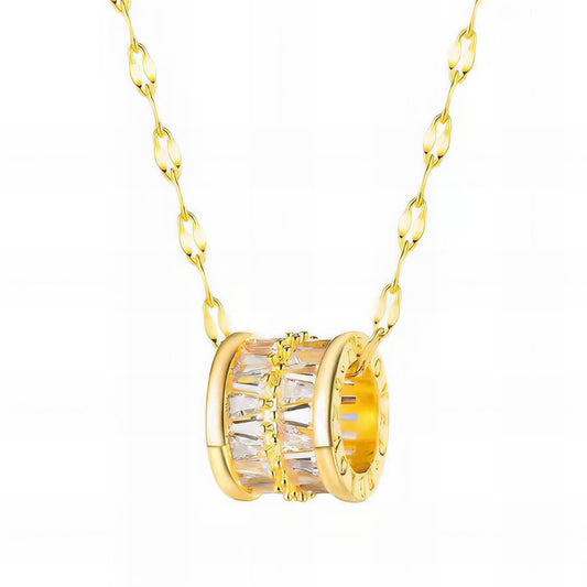 18K gold plated Stainless steel necklace, Intensity 87356-0
