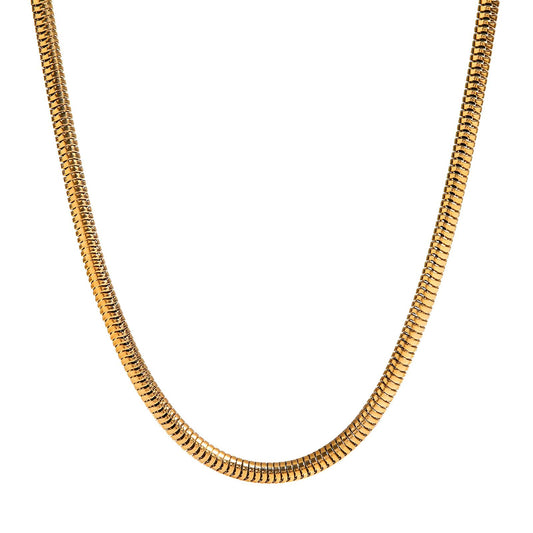 18K gold plated Stainless steel necklace, Intensity 87376-0