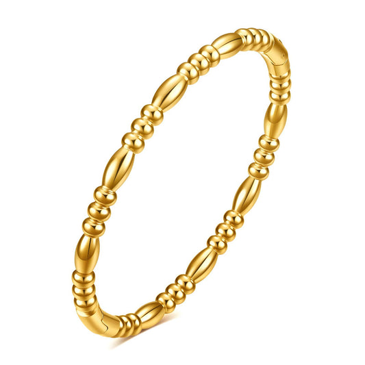 18K gold plated Stainless steel bracelet, Intensity 87413-0