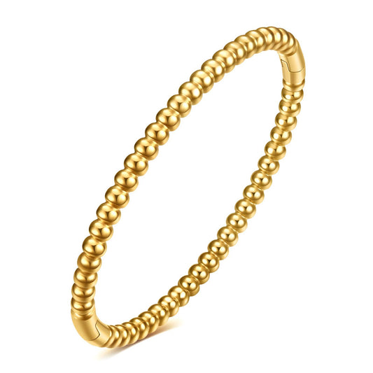 18K gold plated Stainless steel bracelet, Intensity 87424-0