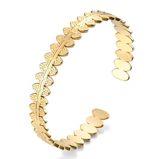 18K gold plated Stainless steel bracelet, Intensity 87667-0