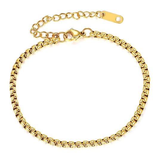 18K gold plated Stainless steel bracelet, Intensity 87677-0
