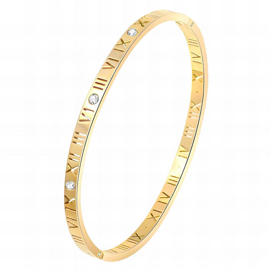 18K gold plated Stainless steel bracelet, Intensity 87735-0