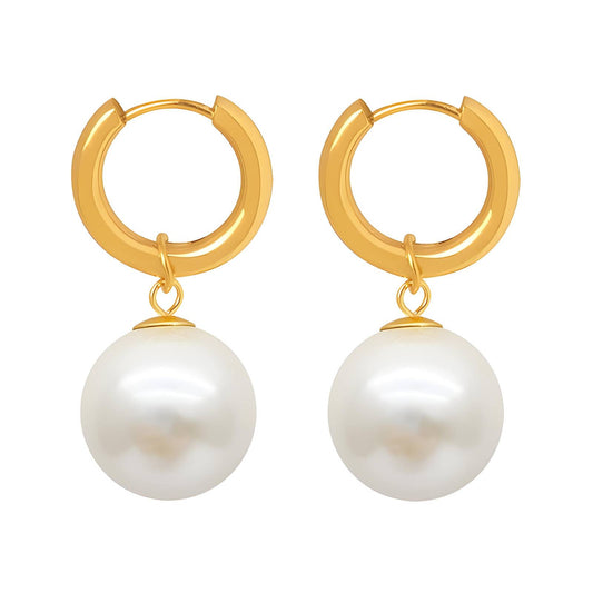 18K gold plated Stainless steel earrings, Intensity 87736-0