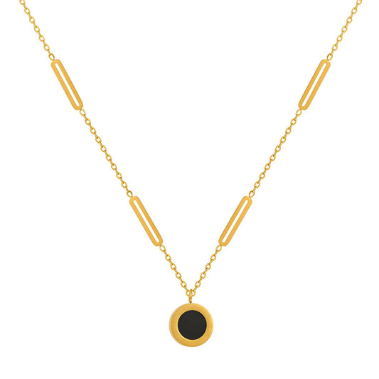 18K gold plated Stainless steel necklace, Ellis jewellery 87802-0