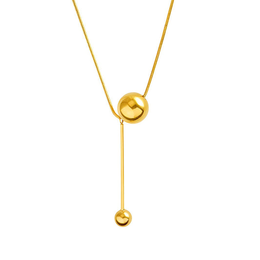 18K gold plated Stainless steel necklace, Intensity 87837-0