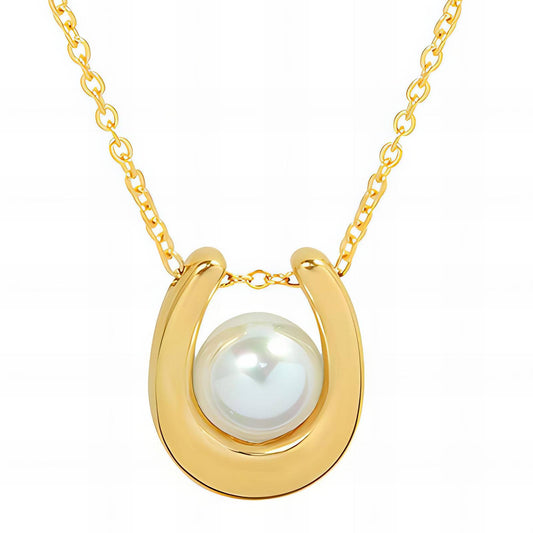 18K gold plated Stainless steel necklace, Intensity 87852-0