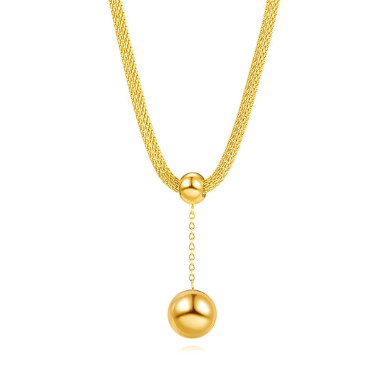 18K gold plated Stainless steel necklace, Intensity 87857-0