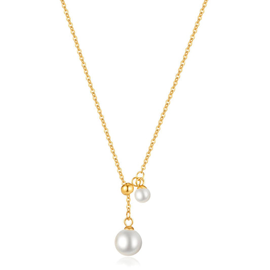 18K gold plated Stainless steel necklace, Intensity 87867-0