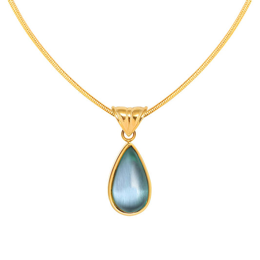 18K gold plated Stainless steel necklace, Intensity 87877-0