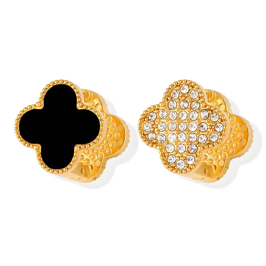 18K gold plated Stainless steel earrings, Intensity 88306-0