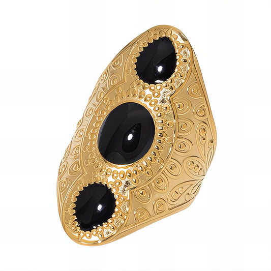 18K gold plated Stainless steel finger ring, Intensity 88665-0