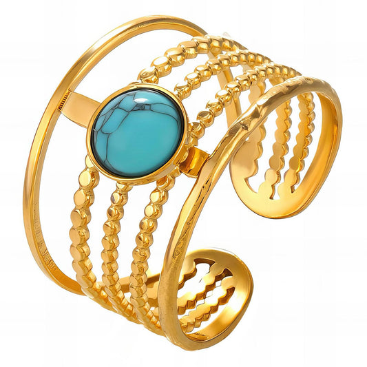 18K gold plated Stainless steel finger ring, Intensity 88703-0