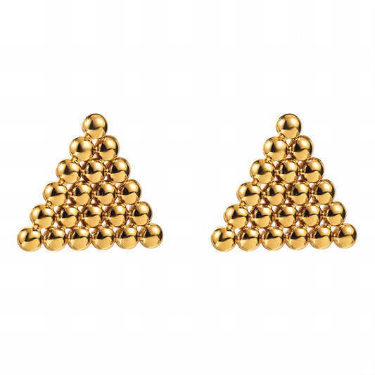 18K gold plated Stainless steel earrings, Intensity 89321-0